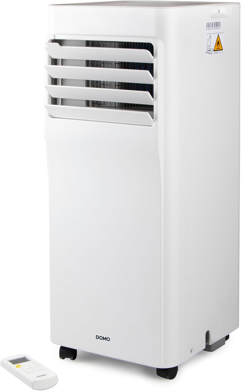 Ar condicionado portátil, DOMO, DO10162, com comando à distância, com temporizador, com rodas, Branco, para uso diário