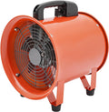 Soprador de folhas, Dettchan, 3300rpm, resistente à água, aço, Laranja / Preto, para utilização no exterior