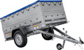 Carrinho de transporte, UNITRAILER, H-0, 750 kg, 116 kg, Prateado / Azul, para uso diário