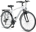 Bicicleta, Licorne Bike, Premium, 28', aço, Branco / Preto, para uso diário