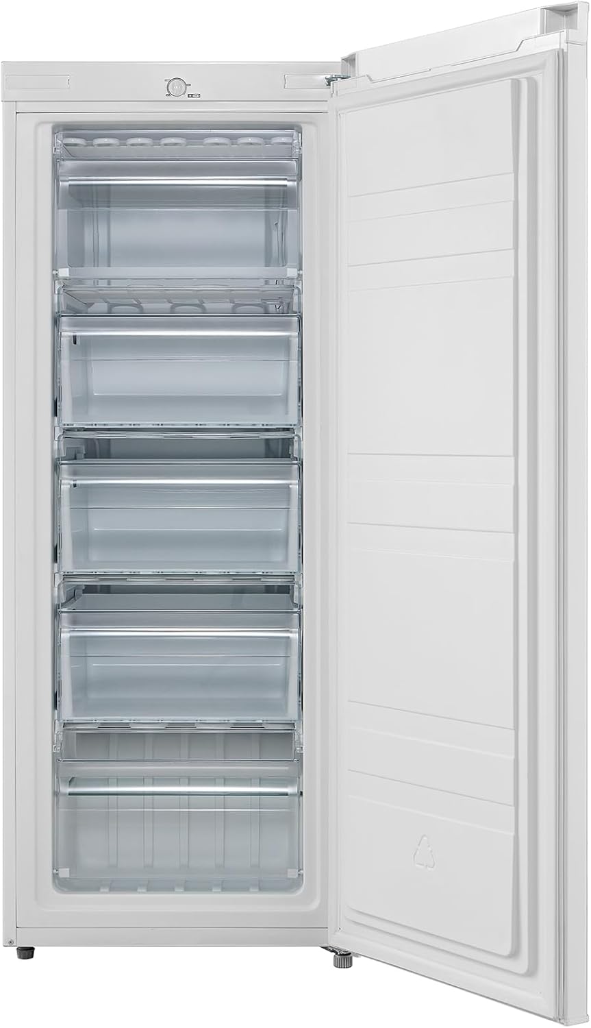 Congelador vertical, Comfee, RCU160WH2, 142cm, 160L, 55 cm, 142 × 55 × 55 cm, regulável, Branco, para uso diário