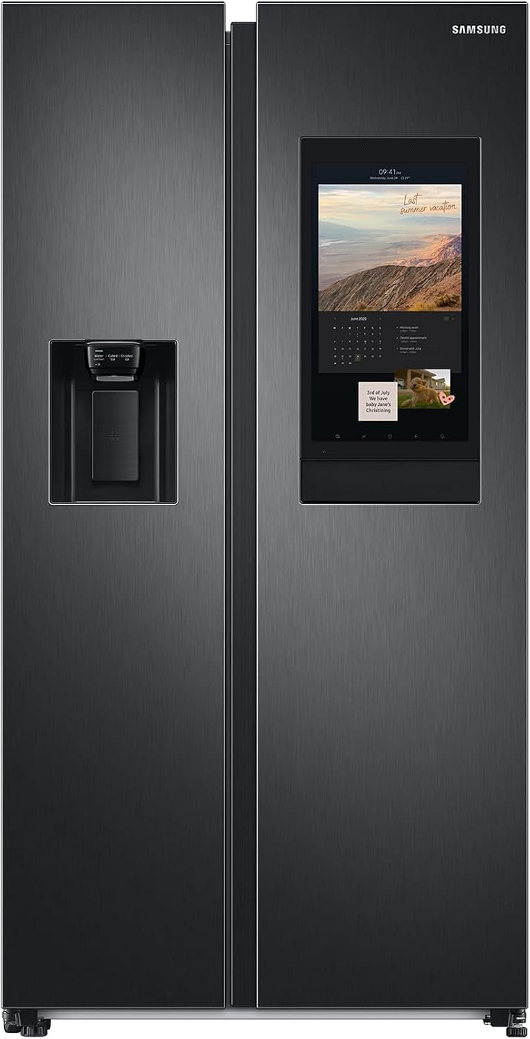 Samsung, Frigorífico, RS6HA8891B1/EG, 178 cm, 614 l, 225 l, 21,5 ', Preto, para uso diário