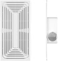 Soprador de folhas, WANGHAI-666, 30 × 60cm, 120 W, 11,5 cm, resistente à água, Branco, para utilização no exterior
