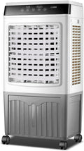 Ar condicionado portátil, Generisch, 40L, com rodas, Branco / Cinzento, para uso diário