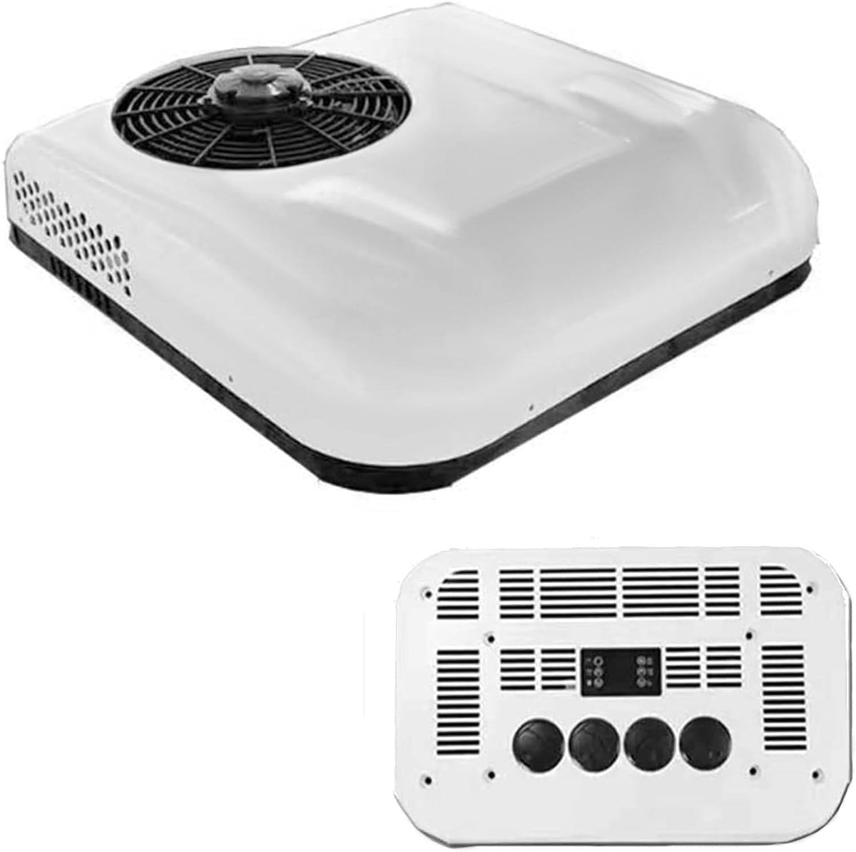 Ar condicionado, ANAAMAYL, 12V, 24V, Branco / Preto, para uso diário