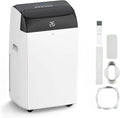 Ar condicionado portátil, GarveeLife, Mobile, 45 l, 3500W, classe energética A, com comando à distância, com temporizador, com rodas, Branco / Preto
