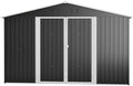 Abrigo de jardim, vutizal, 252 cm, 300 × 252 cm, aço, Preto, para jardim e exterior