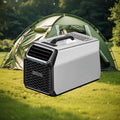 Ar condicionado, aigahealzhou, 1100 W, 52 dB, com temporizador, Prateado / Preto, para uso diário