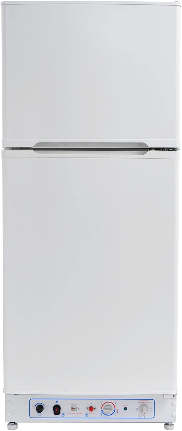 Minifrigorífico, Smad, 129 L, 46 L, 220 V, com iluminação LED, com gavetas, com prateleiras, Branco, para uso diário