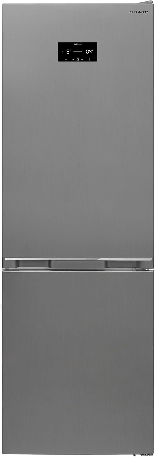 Frigorífico combinado, SHARP, SJ-BA09RHXLC-EU, 207 L, 88 L, 294 L, classe energética C, Prateado, para uso diário