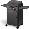 Grelhador elétrico, Enders, Elektrogrill, 3 kW, dobrável, com iluminação LED, aço inoxidável, aço, Preto, para utilização no exterior