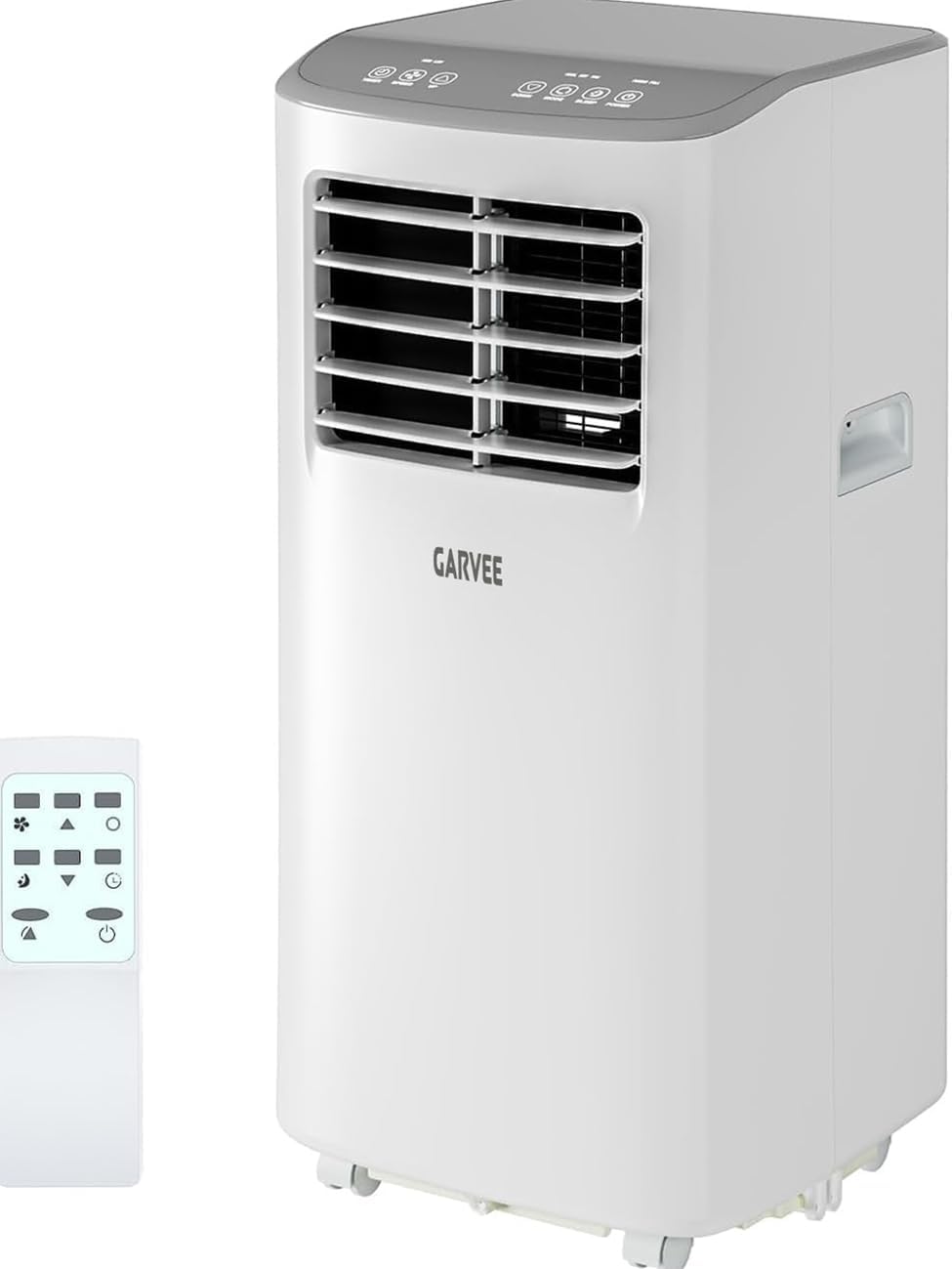 Ar condicionado portátil, Garvee, 3-in-1, 50 dB, com temporizador, Branco / Cinzento, para uso diário