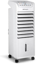 Climatizador evaporativo, Orbegozo, Air, 6 l, 55 W, 3 níveis, com comando à distância, com temporizador, plástico, metal, Branco, para uso diário