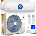 Ar condicionado split, Zeniro, 2,6kW, 3,5kW, 7,9kW, com comando à distância, com controlo por aplicação, Branco, para uso diário