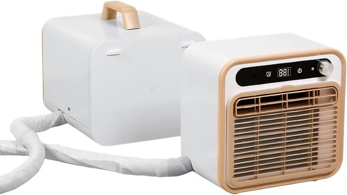 Ar condicionado portátil, Generisch, 40 dB, 55 dB, com temporizador, Branco / Bege, para uso diário