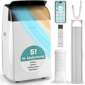 Ar condicionado portátil, SereneLife, klimager, 3,52 kW, 51 dB, 68,8 cm, 41,9 × 35,7 × 68,8 cm, com comando à distância, com temporizador