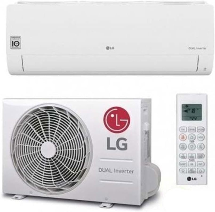 LG, Ar condicionado split, S09ET, 9000 BTU, Classe A++, com controlo por aplicação, Multicolor, para uso diário
