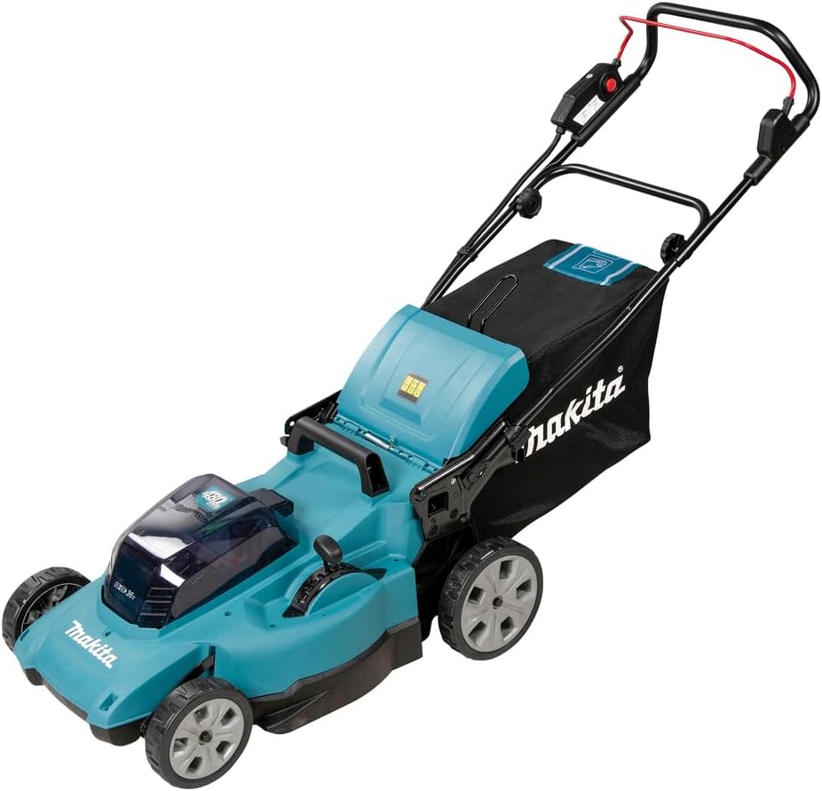 Makita, Corta-relva, DLM480Z, sem bateria, sem carregador, Azul / Preto, para utilização no exterior