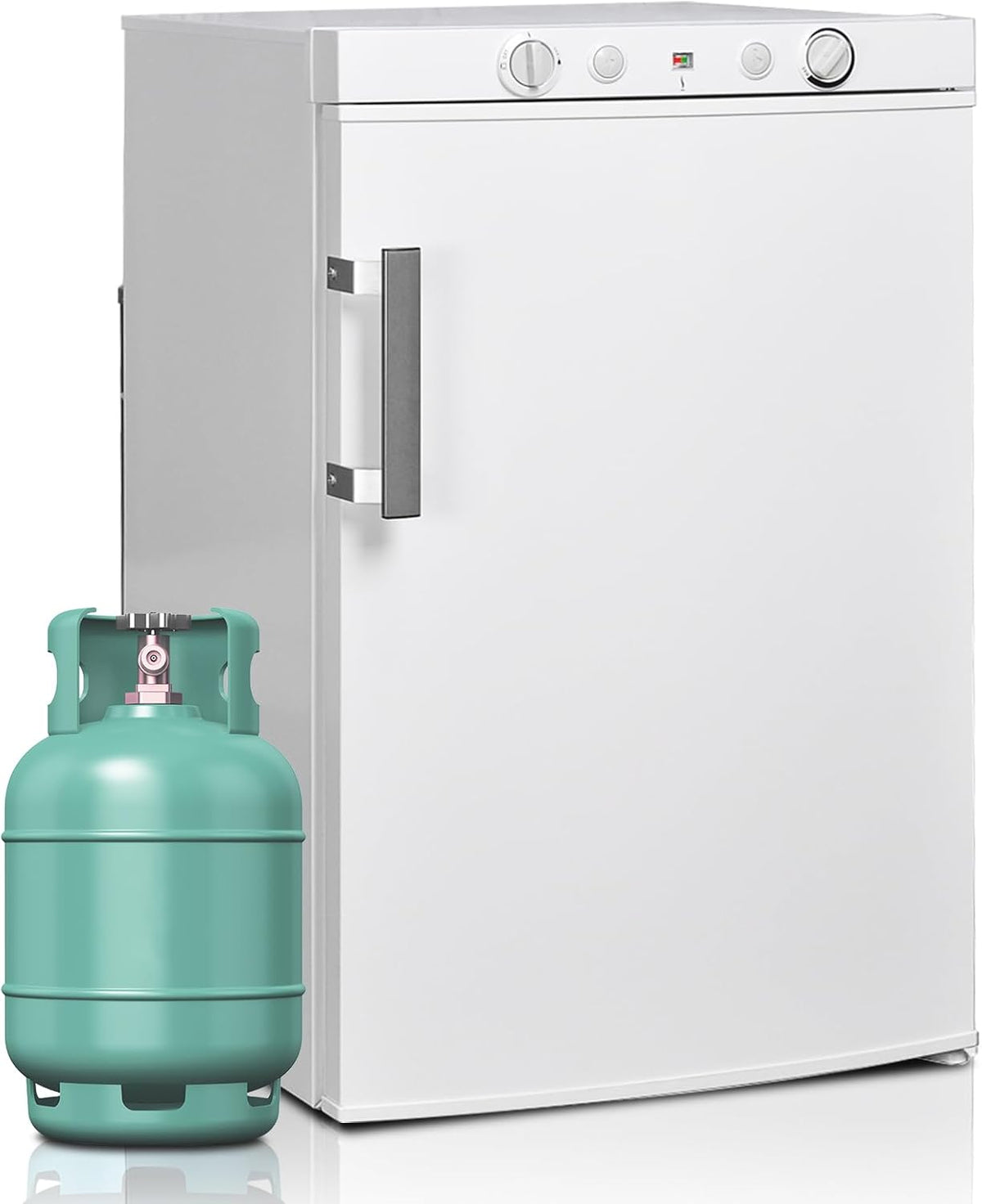 Minifrigorífico, SMETA, Gask, 12V, 230V, 100L, 220V, Branco, para uso diário