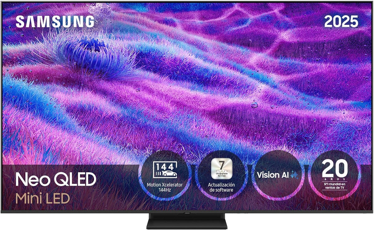 Samsung, Televisor, QN80F, 7 A, com iluminação LED, Multicolor, para a sala