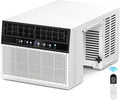 Ar condicionado, Antarctic Star, 10000, com iluminação LED, com comando à distância, com temporizador, Branco / Preto, para uso diário