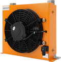 Climatizador evaporativo, Bollomgy, 120W, 12V, 100L, 45 dB, alumínio, metal, Laranja / Preto, para uso diário