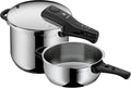 Panela de pressão, WMF, Perfect, 6,5l, 3l, 22cm, 3,0l, aço inoxidável, aço, Prateado / Preto, para a cozinha
