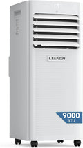 Ar condicionado portátil, LEENON, Klimaanlage, 2,6 kW, com comando à distância, com temporizador, com rodas, Branco, para uso diário
