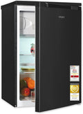 Frigorífico combinado, Exquisit, KS516-4-051C, 37 dB, 55,7 cm, 107 l, 84,5 × 54,9 × 55,7 cm, classe energética C, altura regulável, regulável, Preto