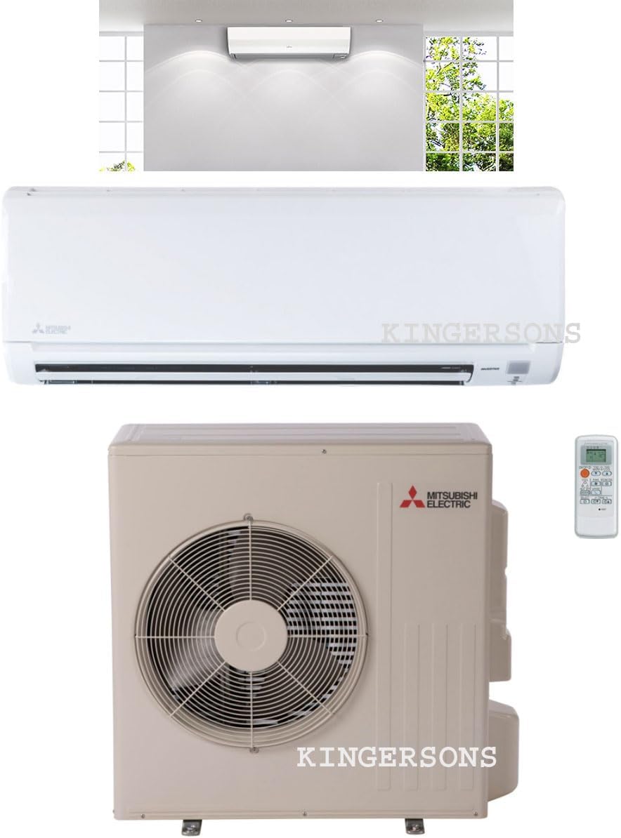 Ar condicionado split, MITSUBISHI, 220V, com temporizador, Branco / Bege, para uso diário