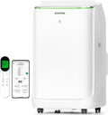 Ar condicionado portátil, ZAFRO, Inverter, 42 dB, com comando à distância, com temporizador, Branco, para uso diário