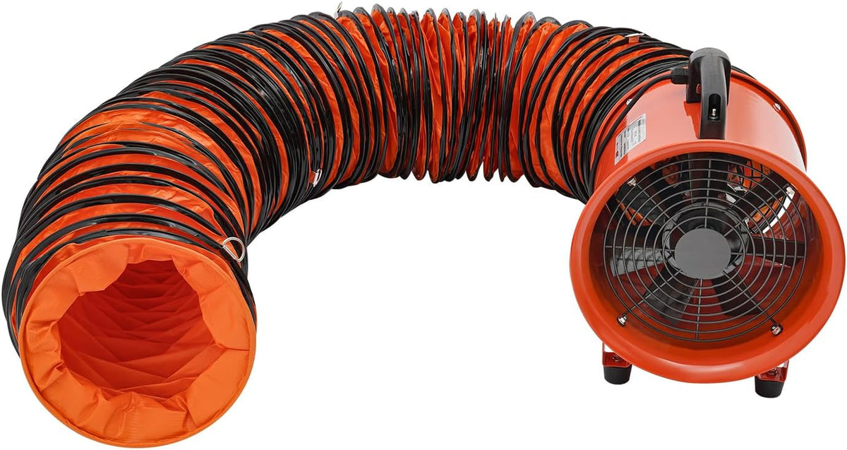 Soprador de folhas, ACROSSPART, 68 dB, 3300 U/min, resistente à água, aço, Laranja / Preto, para utilização no exterior