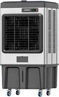 Ar condicionado portátil, Yajuer, 180, 130cm, com rodas, metal, Cinzento / Preto, para uso diário