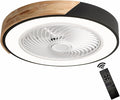 Ventoinha de teto com luz, GaoHX, com temporizador, madeira, metal, Holz / Preto / Branco, para uso diário