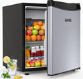 Frigorífico para bebidas, Garvee, Leiser, 45L, 41 dB, regulável, aço inoxidável, aço, Preto / Prateado, para uso diário