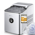 Máquina de cubos de gelo, NORTHCLAN, 120W, 14 kg, 450g, alumínio, Prateado, para uso diário