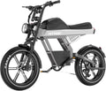 Bicicleta, HITWAY, E-Bike, 48V, 25Ah, 250W, 25 km/h, aço, Preto / Prateado, para uso diário