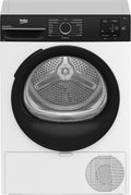 Beko, Máquina de secar roupa, BM3T37240W, 7 kg, 15 programas, 34 cm, aço inoxidável, aço, Branco / Preto, para uso diário
