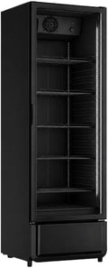 Frigorífico para bebidas, Générique, 350 L, 0 a, 1905 mm, 590 × 645 × 1905 mm, com iluminação LED, com prateleiras, com rodas, vidro, Multicolor