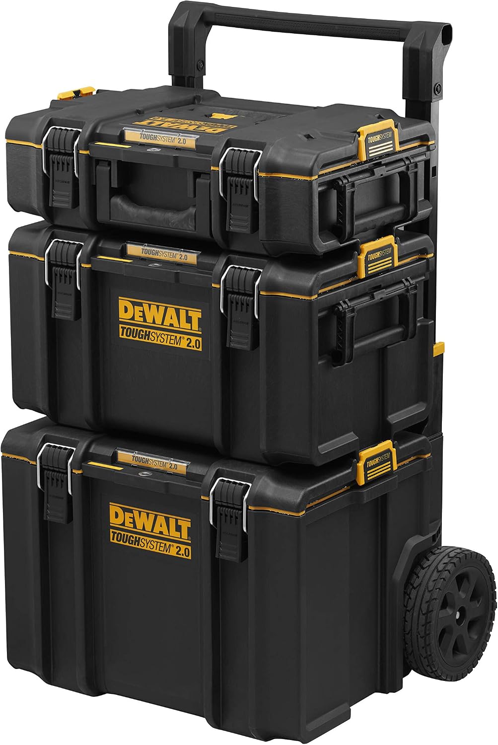 DEWALT, Caixa de arrumação, TOUGHSYSTEM, Preto / Amarelo, para uso diário