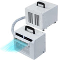 Ar condicionado split, YXHGNNS, 1300W, com temporizador, com controlo por aplicação, Branco, para uso diário