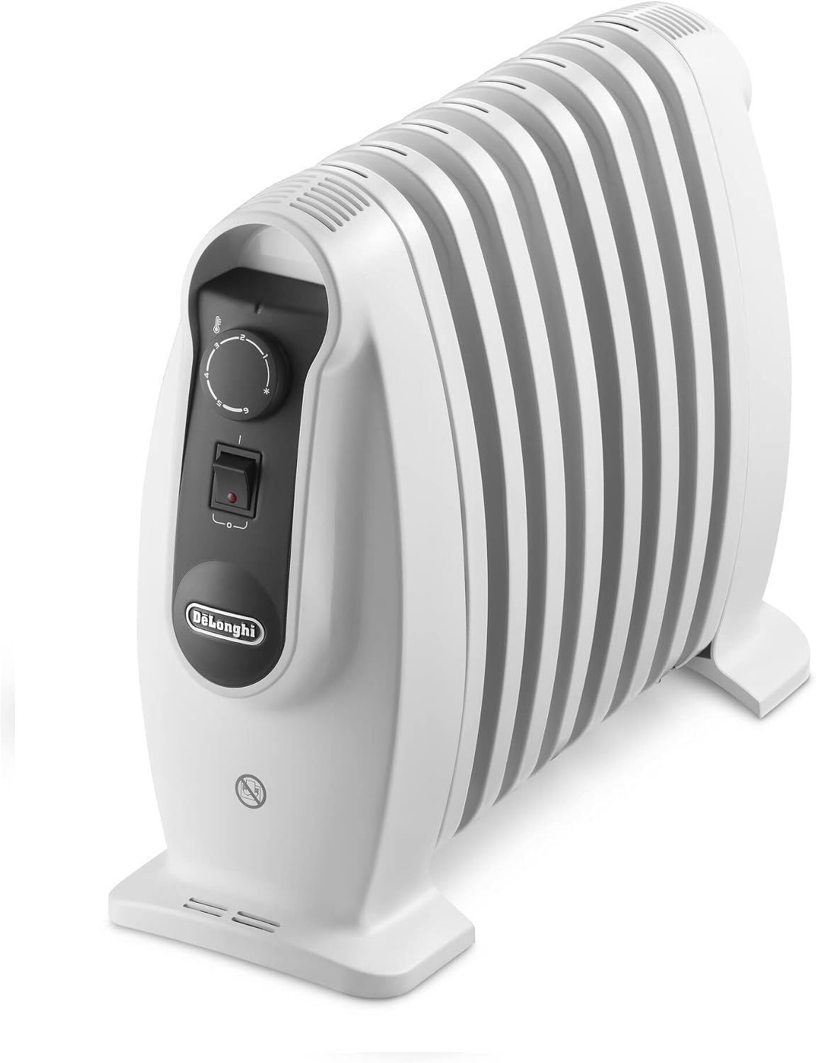 Aquecedor, De'Longhi, Radiator, 800 W, Branco / Cinzento, para uso diário