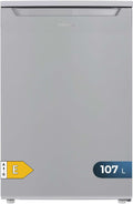 Minifrigorífico, Cecotec, Mini-K, 107 L, aço inoxidável, aço, Prateado, para uso diário