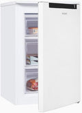 Congelador vertical, Exquisit, Gefrierschrank, 87 l, 85,5 cm, 40 dB, altura regulável, regulável, com rodas, Branco, para uso diário