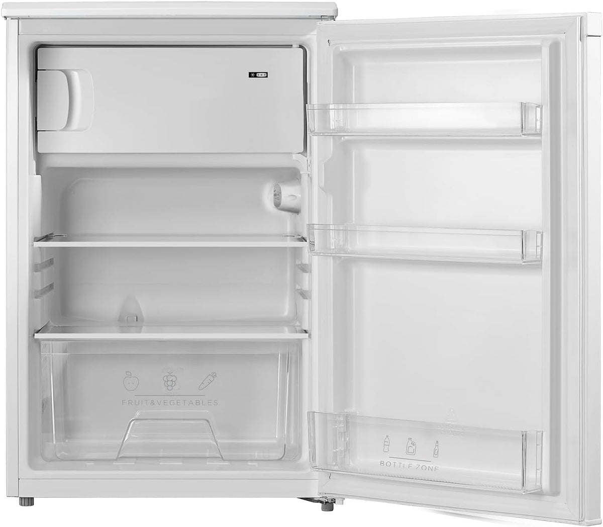 Frigorífico, Comfee, RCD113WH3EU, 113 L, 16 L, 2 kg, 35 dB, 57,4 cm, altura regulável, regulável, Branco, para uso diário